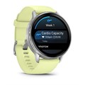 Часы Garmin Venu 4 45mm Silver with Citron Green silicon 7196 - фото 41529