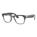 Очки Ray-Ban Wayfarer GEN 2 Shiny Transparent Grey / Transitions Sapphire (M / Size 50) RW4012 6840MF50 7258 - фото 42119