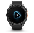 Часы Garmin Fenix 8, 51 мм, AMOLED, Slate Gray with black silicone band 7272 - фото 42233