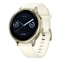 Часы Garmin Venu 4, 41мм Lunar Gold with Bone Silicone Band and Light Sand Leather Band 7291 - фото 42399