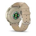 Часы Garmin Venu 4, 41мм Lunar Gold with Bone Silicone Band and Light Sand Leather Band 7291 - фото 42413