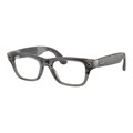 Умные очки Ray-Ban Meta Blayzer Optics RW7001 (Gen 2) Matte Transparent Ice Grey/Clear 7292 - фото 42420