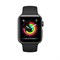 Apple Watch Series 3 42mm Space Gray Aluminum Case with Black Sport Band  - фото 6503
